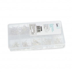 Zestaw diod LED 3mm i 5mm - 2V-2,2V - 300szt. + organizer