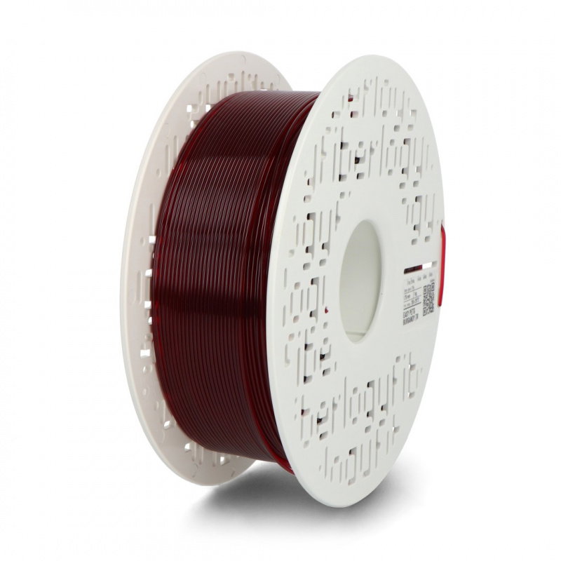 Fiberlogy Easy PETG Filament 1,75 mm 1 kg - transparentní vínová