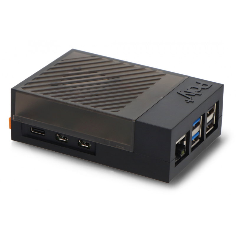 Argon Poly+5 Case with 30mm PWM Fan (Black-Black)