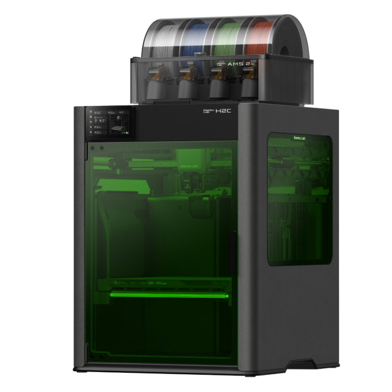 Pakiet Drukarka 3D - Bambu Lab H2C Laser Full Combo - 40W