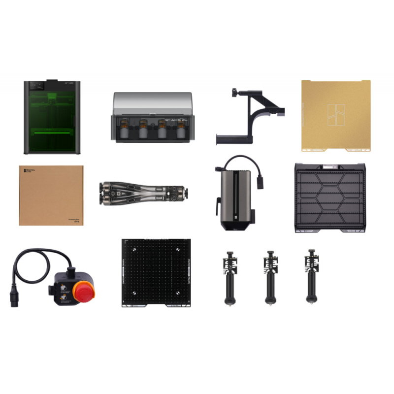 Pakiet Drukarka 3D - Bambu Lab H2C Laser Full Combo - 40W
