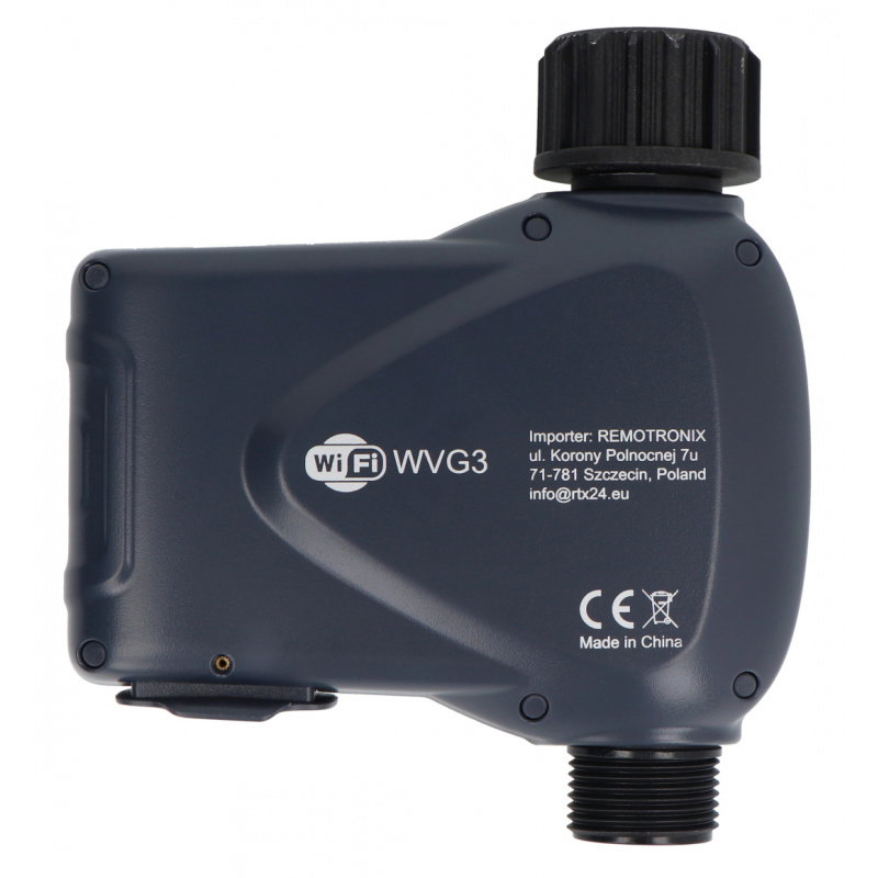 Tuya - inteligentny zawór 3/4'' z pomiarem zużycia wody - WiFi