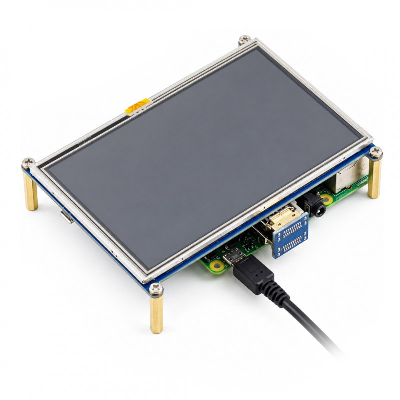 Dotykový displej 800x480px pro Raspberry Pi - Joy-IT RB-LCD-5 5''