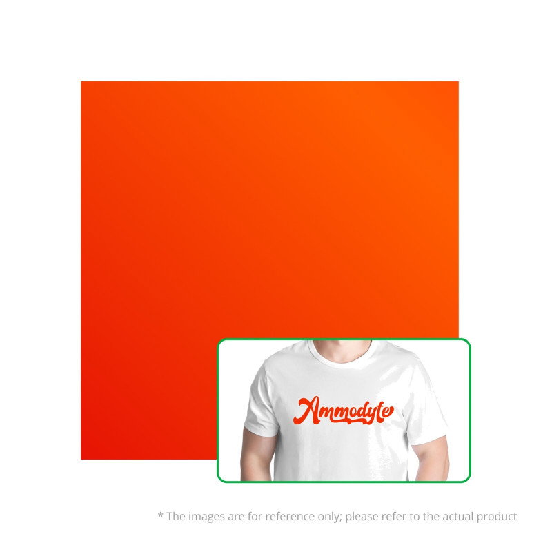 Nažehlovací fólie (flex) matná 300x300mm - Bambu Lab - Neon Orange - 10 ks. - YG004
