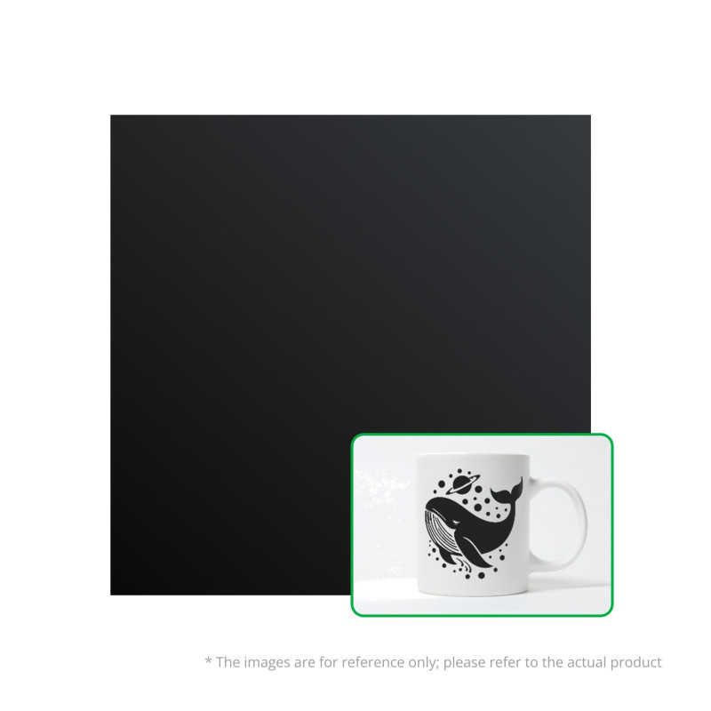 Odstranitelná vinylová fólie matná 300x300mm - Bambu Lab - Black - 10 ks. - YG011