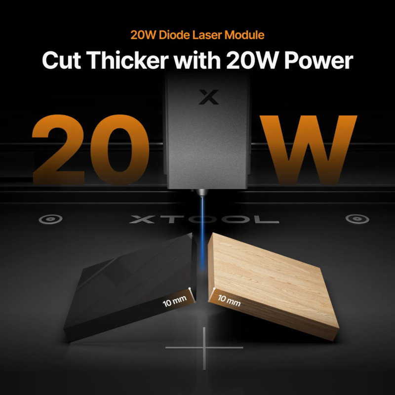 20W diodový laserový modul pro xTool M2