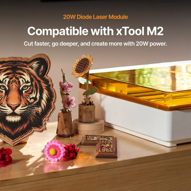 20W diodový laserový modul pro xTool M2
