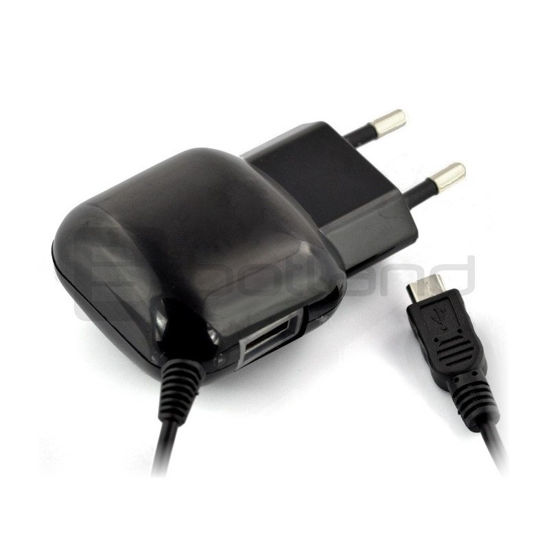 USB reverzní 2.4A microUSB napájecí zdroj + USB zásuvka