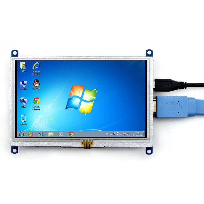5 "dotyková obrazovka TFT 800 x 480 pro Raspberry Pi