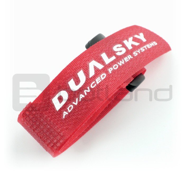 Suchý zip se sponou pro baterie Dualsky 380 mm - 2 ks.