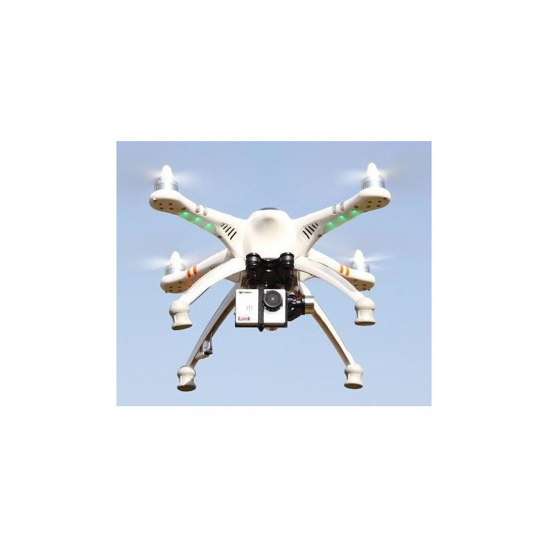 Walkera QR X350 PRO RTF7 2,4 GHz quadrocopter dron s kardanem a GoPro rukojetí - 29 cm
