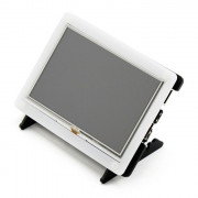 Průhledné pouzdro pro Raspberry Pi 2 / B + a TFT 5 '' LCD obrazovku