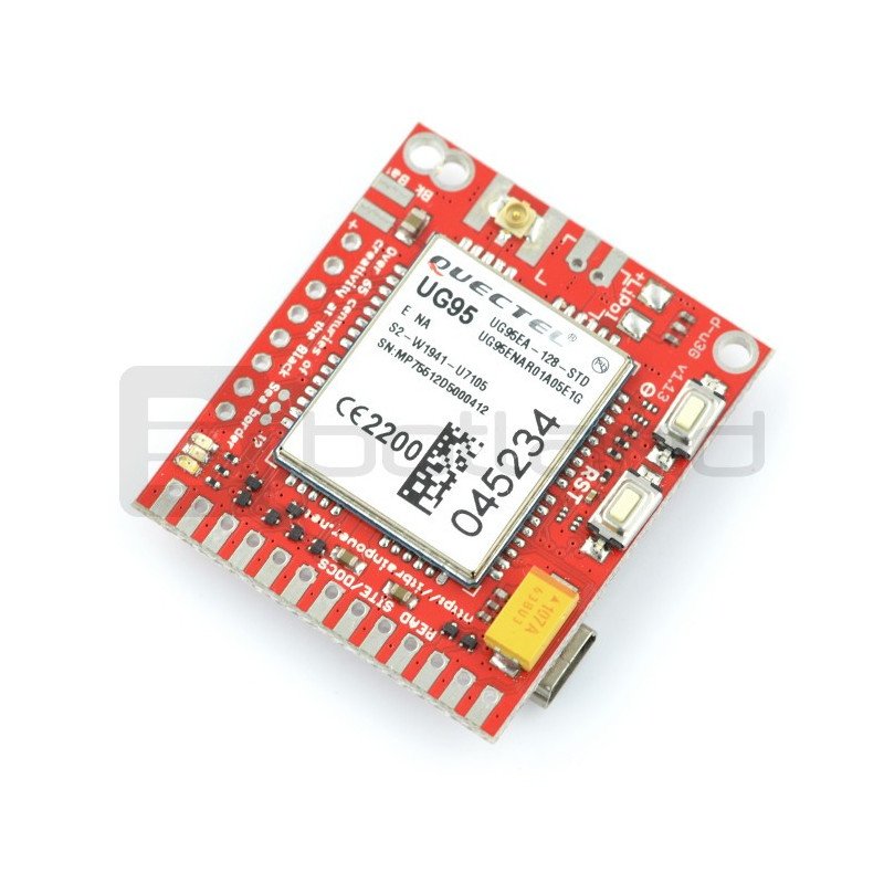 d-u3G μ-shield v.1.13 - pro Arduino a Raspberry Pi - u.FL konektor