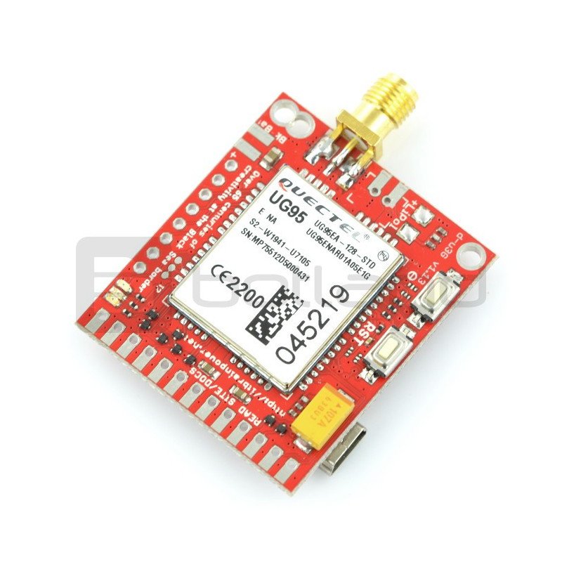 d-u3G μ-shield v.1.13 - pro Arduino a Raspberry Pi - konektor SMA