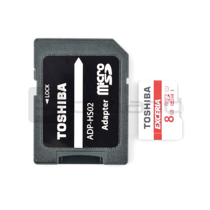 Paměťová karta micro SD / SDHC Toshiba 8 GB UHS 1 třída 10 s adaptérem