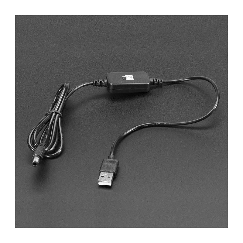 USB 12V / 700 mA nabíječka / napájecí zdroj - zástrčka DC 5,5 / 2,1 mm