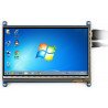 TFT kapacitní dotyková obrazovka LCD 7 '' 800x480px HDMI + USB pro Raspberry Pi 2 / B + + černobílé pouzdro - zdjęcie 11