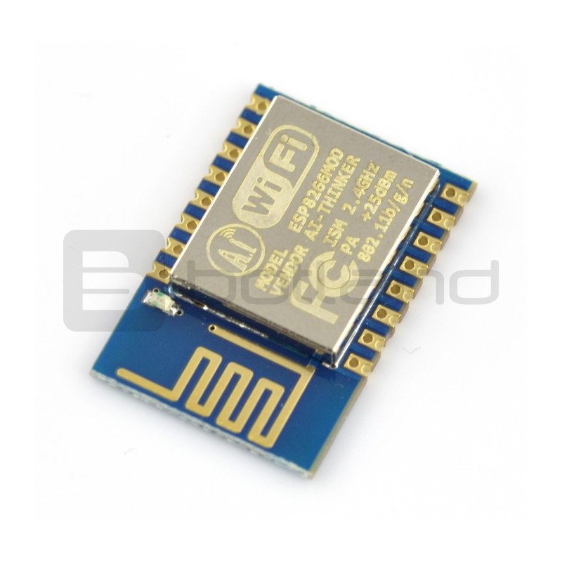 WiFi modul ESP-12 ESP8266 - 9 GPIO, ADC, PCB anténa
