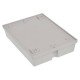 Plastové pouzdro Kradex Z29J - světlo 126x93x28mm Plastové pouzdro Kradex Z29J - světlo 126x93x28mm