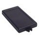 Plastové pouzdro Kradex Z34U - 129x68x24mm černé s úchyty Plastové pouzdro Kradex Z34U - 129x68x24mm černé s úchyty