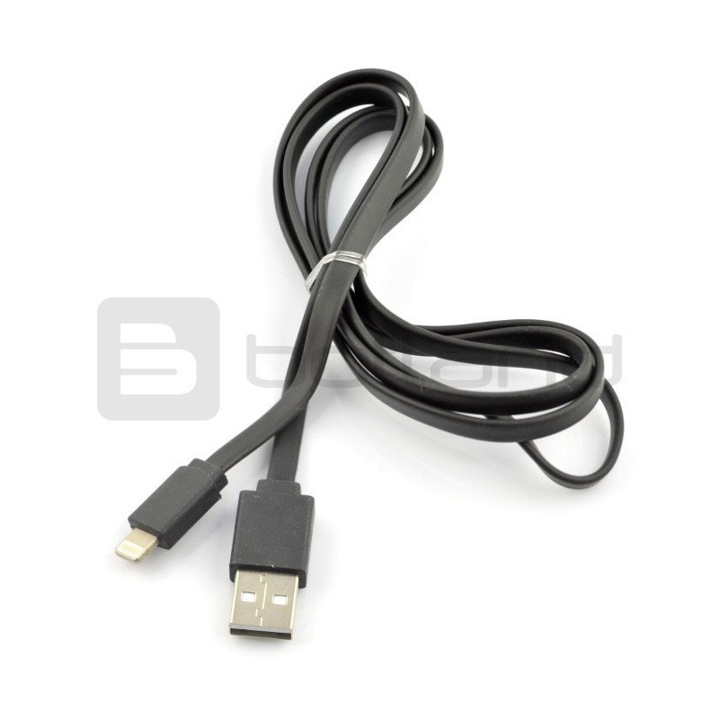 Kabel USB A - Lightning 8 - plochý 1 m