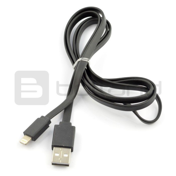 Kabel USB A - Lightning 8 - plochý 1 m