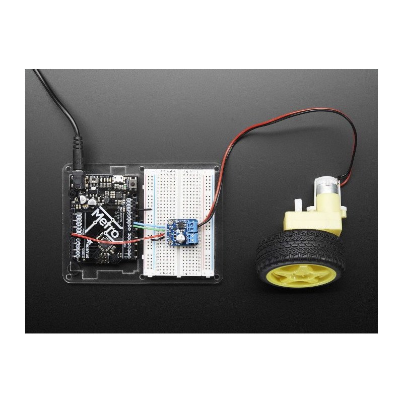 DRV8871 - jednokanálový budič motoru 45 V / 3,6 A - Adafruit