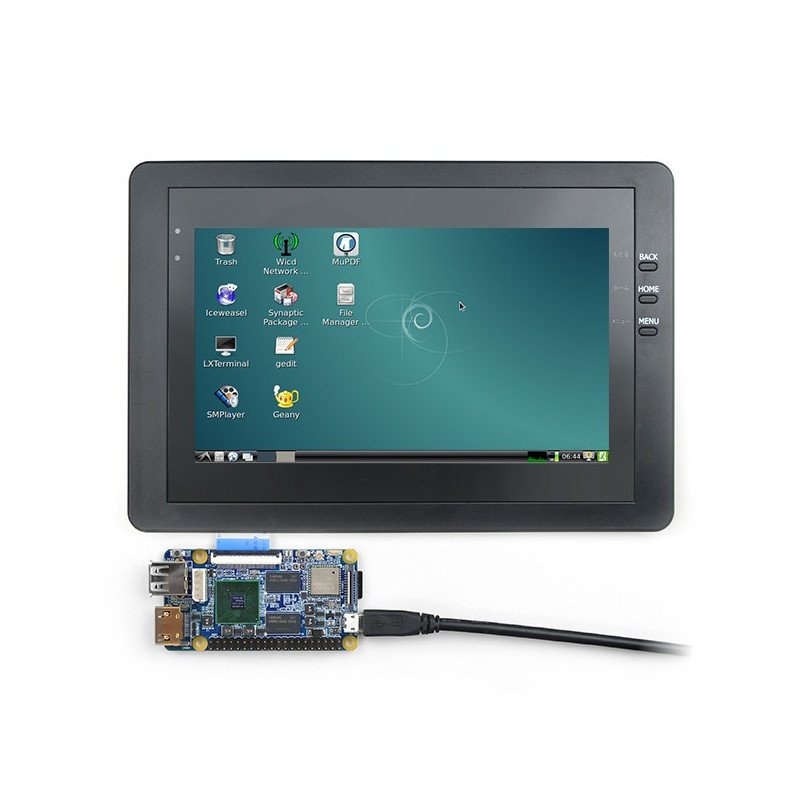 S702 LCD kapacitní dotyková obrazovka 7 '' 800x480px pro NanoPi