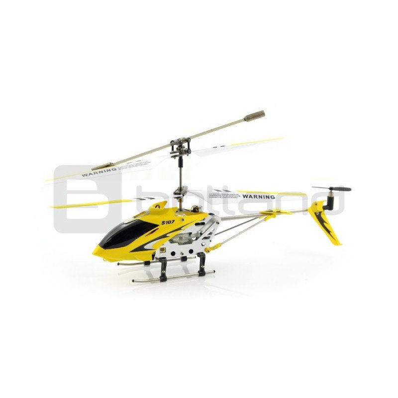 Vrtulník Syma S107G Gyro 2,4 GHz - dálkově ovládaný - 22 cm - žlutý
