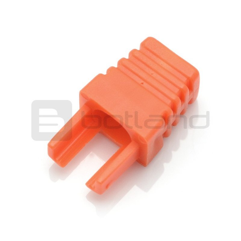 Odlehčení tahu pro kabel RJ45 8P8C - oranžové - 10ks