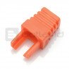 Odlehčení tahu pro kabel RJ45 8P8C - oranžové - 10ks - zdjęcie 3