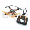 Drone quadrocopter OverMax X-Bee drone 3.1 plus wi-fi 2.4GHz s FPV kamerou černá a oranžová - 34cm + 2 další baterie - zdjęcie 2