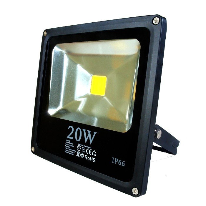 Tenká venkovní lampa LED ART, 20 W, 1200 lm, IP66, AC90-240V, 3000K - teplá bílá