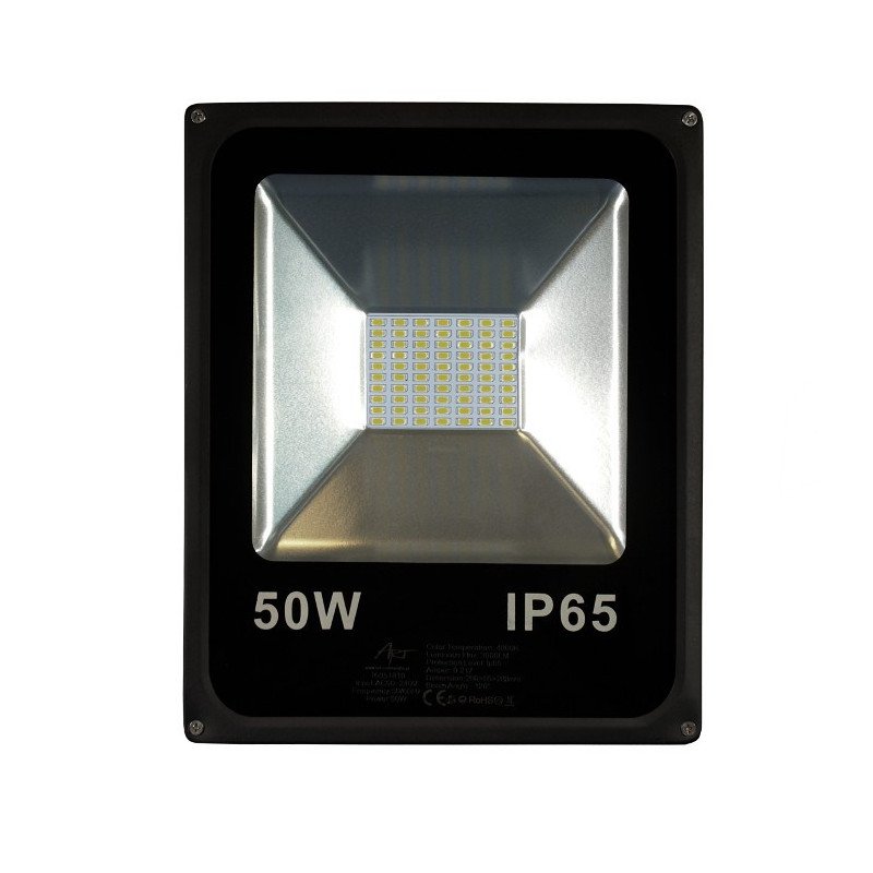 Venkovní lampa LED ART SMD, 50W, 3000lm, IP65, AC80-265V, 4000K - studená bílá