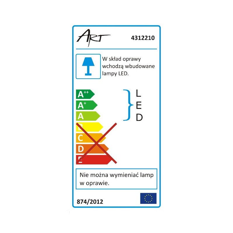 LED ART SMD stropní svítidlo s mikrovlnným detektorem pohybu, 24W, 1700lm, AC230V, 4000K - neutrální bílá