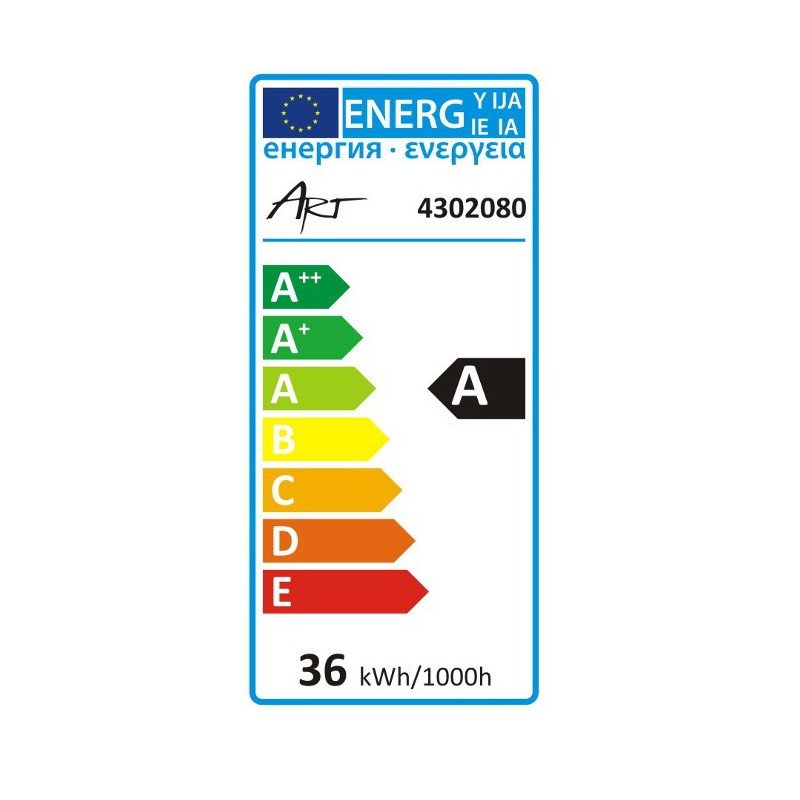 Vestavná lampa LED ART, 36W, 2880lm, AC230V, 4000K - neutrální bílá