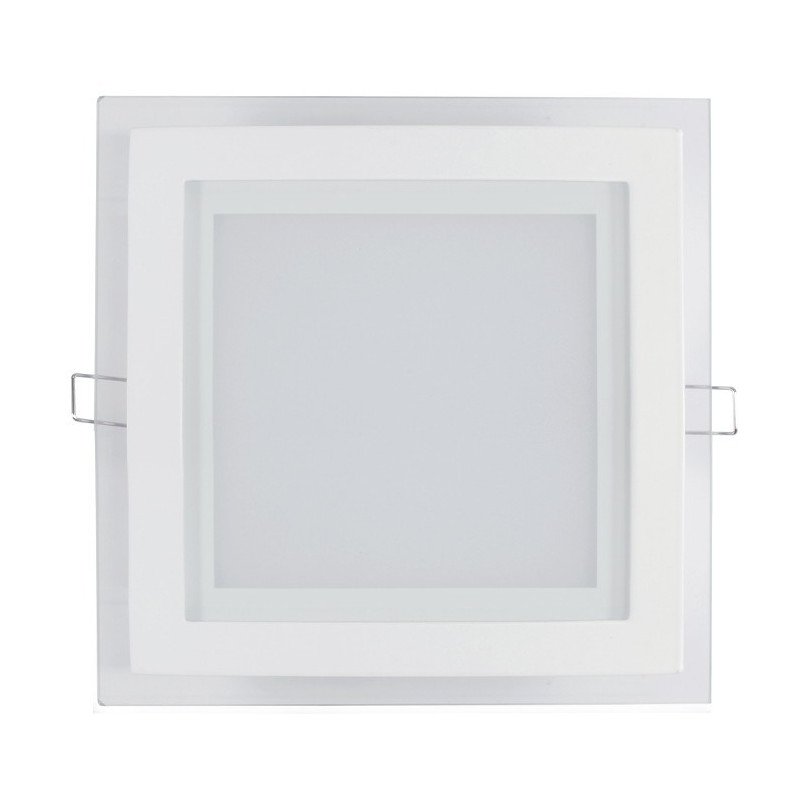 LED ART panel skleněný čtverec 20x20cm, 16W, 1000lm, AC80-265V, 3000K - teplá bílá