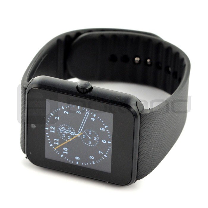 SmartWatch GT08 NFC SIM černá - chytré hodinky s funkcí telefonu