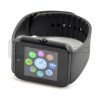 SmartWatch GT08 NFC SIM černá - chytré hodinky s funkcí telefonu - zdjęcie 2