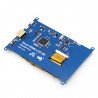 Odporový dotykový displej LCD TFT 5 '' 800x480px HDMI + USB Rev. 2.1 pro Raspberry Pi 3/2 / B + - zdjęcie 3