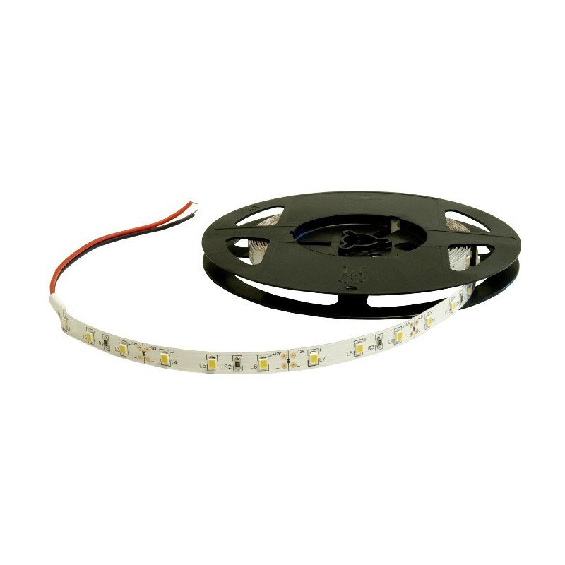 LED pásek SMD3528 IP20 4,8W, 60 LED / m, 8mm, bíle teplý - 5m