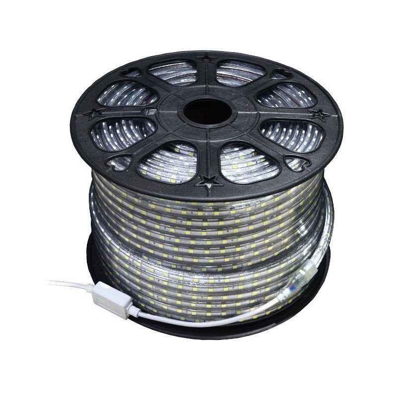 LED pásek SMD3528 IP65 4,8W, 60 diod / m, 12mm, AC230V, teplá bílá - 50m