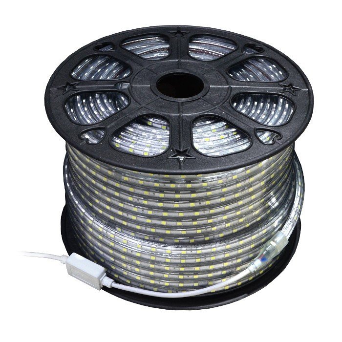 LED pásek SMD3528 IP65 4,8W, 60 diod / m, 12mm, AC230V, teplá bílá - 50m