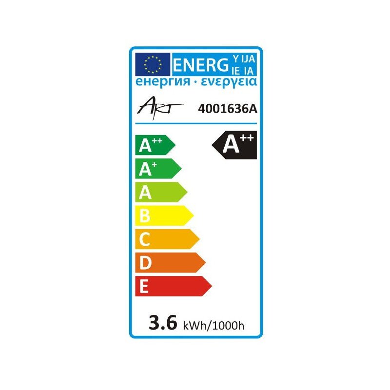 LED žárovka ART, GU5.3, 3,6 W, 320 lm, teplá barva