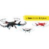 Dron Over-Max X-Bee 3.1 Plus 2,4 GHz quadrocopter dron s kamerou - červený - 34 cm + 2 další baterie - zdjęcie 4