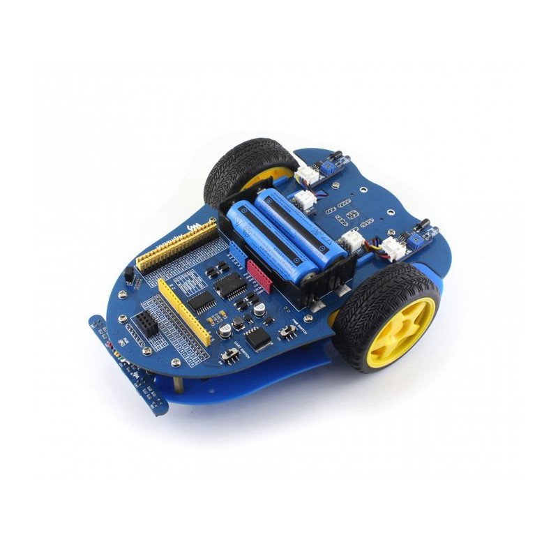 AlphaBot Basic - robotická platforma pro 2 kola se senzory a pohonem DC + Waveshare Uno Plus