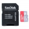 Paměťová karta SanDisk Ultra microSD 64 GB 80 MB / s UHS-I třída 10 s adaptérem - zdjęcie 1