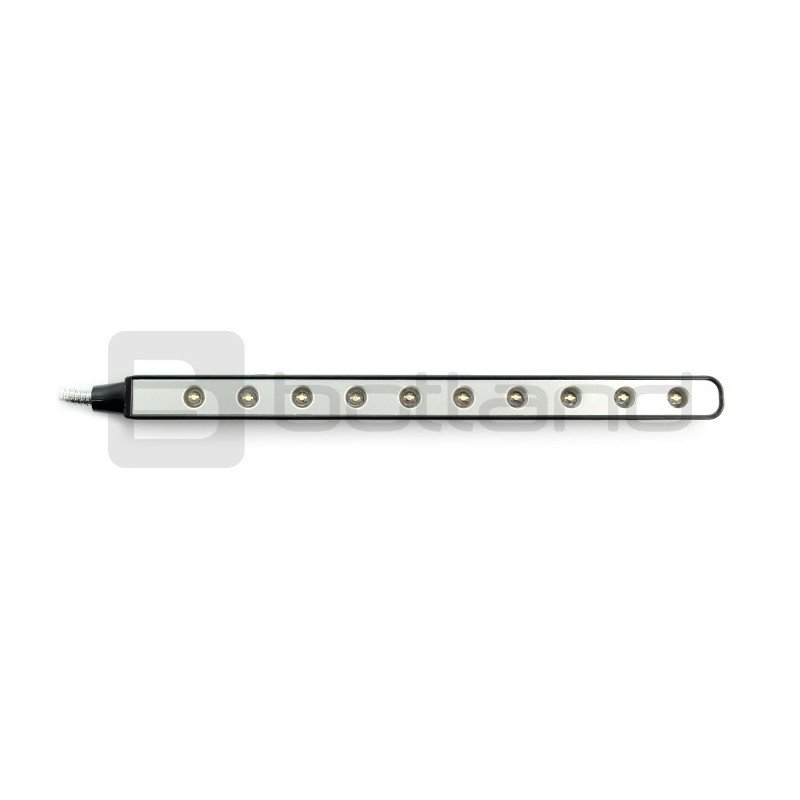 SC-L03 10 LED flexibilní lampa pro USB - černá