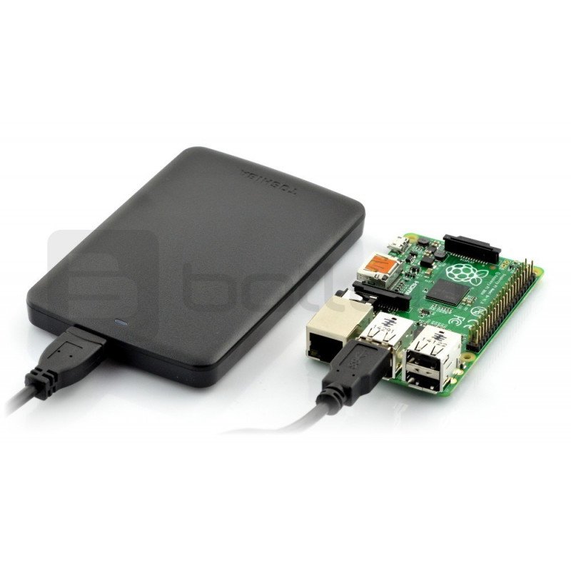 Externí disk Toshiba Canvio Basics 500 GB USB 3.0 - Raspberry Pi