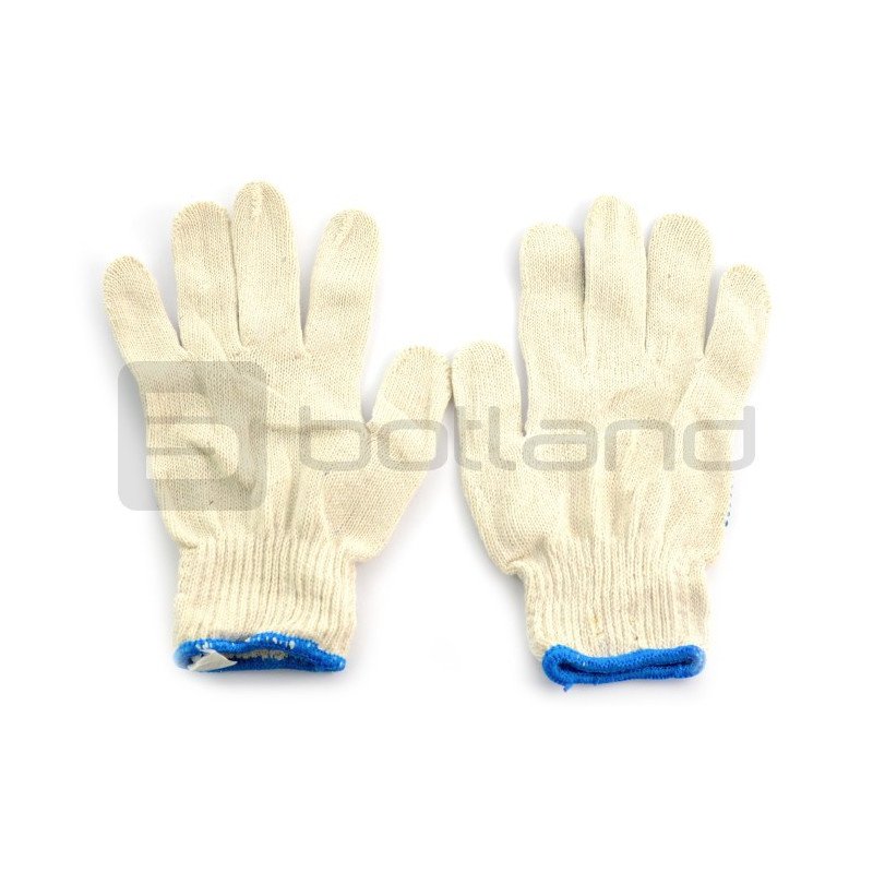 Tečkované pracovní rukavice velikost 10